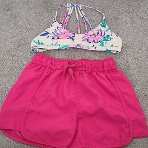 O'Neil bikini top and mountain warehouse shorts
